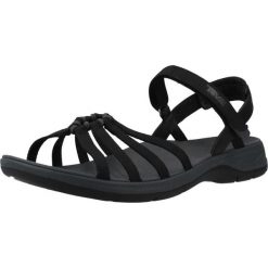 Sandały TEVA W TIRRA TRAVELLE Czarny. Czarne sandały damskie Teva, bez wzorów, z tkaniny, bez obcasa, bez zapięcia. Za 331.99 zł.