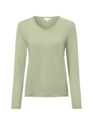 Brookshire Sweter z dzianiny Kobiety Bawełna zielony, M. Zielone swetry nierozpinane damskie brookshire, m, bez wzorów, z bawełny, klasyczne, bez kołnierzyka, bez ramiączek. Za 249.95 zł.