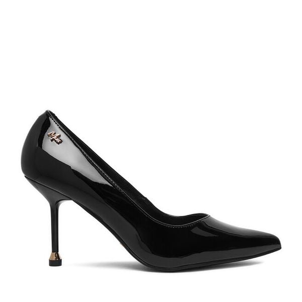 Szpilki MEXX. Czarne szpilki damskie Mexx, bez wzorów, bez obcasa, na szpilce, bez zapięcia. Za 329.99 zł.