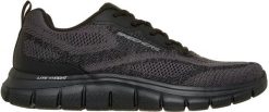 Skechers Buty męskie SKECHERS Track - Pohlter (233064-BBK) 41.5. Buty sportowe męskie Skechers, bez wzorów, bez zapięcia. Za 249.90 zł.