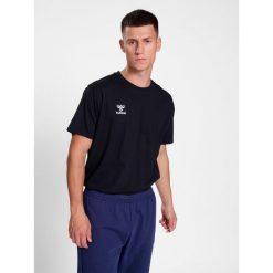 Koszulka sportowa T-shirt bawełniana Hummel GO 2.0. Czarne koszulki sportowe męskie Hummel, s, bez wzorów, z bawełny, bez ramiączek, do piłki nożnej. Za 67.00 zł.
