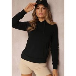 Czarna Bluza z Kapturem Medo. Czarne bluzy damskie Renee, l, bez wzorów, z jeansu, casualowe, bez ramiączek, z kapturem. Za 79.99 zł.