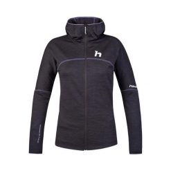 Damska kurtka narciarska z kapturem Hannah Meda. Szare kurtki sportowe damskie Hannah, na zimę, xl, bez wzorów, bez ramiączek, z kapturem, narciarskie. Za 263.99 zł.