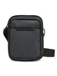 Tommy Hilfiger Saszetka Th Repreve Mini Reporter AM0AM13465 Szary. Szare torby na ramię męskie Tommy Hilfiger, z materiału. Za 239.99 zł.