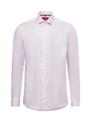 Finshley & Harding koszula biznesowa - Easy Care Mężczyźni Slim Fit Bawełna różowy, 43. Czerwone koszule męskie Finshley & Harding, m, bez wzorów, z bawełny, biznesowe, bez kołnierzyka, bez ramiączek. Za 119.95 zł.