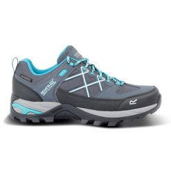 Buty trekkingowe damskie REGATTA Samaris III Low seal. Szare obuwie trekkingowe damskie Regatta, bez zapięcia. Za 269.99 zł.