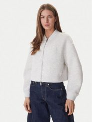 Calvin Klein Bluza LV047AB508 Beżowy Boxy Fit. Brązowe bluzy damskie Calvin Klein, m, bez wzorów, z syntetyku, bez ramiączek, bez kaptura. Za 699.99 zł.