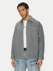 G-Star Raw Koszula D23007-D300 H116 Szary Boxy Fit. Szare koszule męskie G-Star Raw, l, bez wzorów, z bawełny, retro, bez kołnierzyka, bez ramiączek. Za 449.99 zł.
