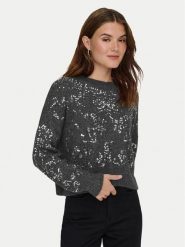 ONLY Sweter Alta 15353230 Szary Regular Fit. Szare swetry nierozpinane damskie ONLY, xl, bez wzorów, z syntetyku, bez kołnierzyka, bez ramiączek. Za 169.99 zł.