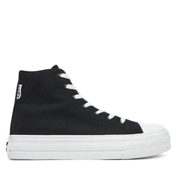 Trampki Roxy. Czarne trampki i tenisówki damskie Roxy, bez wzorów, bez zapięcia. Za 129.99 zł.