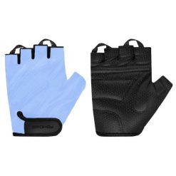 Rękawiczki rowerowe Spokey Ride. Niebieskie rękawiczki damskie Spokey, bez wzorów. W wyprzedaży za 24.99 zł.