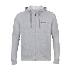 Bluza rozpinana juniorska Babolat Exercise szara. Szare bluzy damskie BABOLAT, bez wzorów, z bawełny, bez ramiączek, z kapturem. Za 155.99 zł.