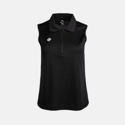 Koszulka techniczna ACAY W V3: wygoda, oddychalność i szybkie schnięcie. Czarne bluzki damskie IZAS, m, bez wzorów, bez kołnierzyka, bez ramiączek. W wyprzedaży za 160.83 zł.