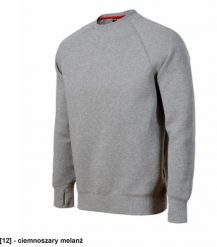 RIMECK - ADLER - - Bluza męska, g/m, % bawełna, % poliester ciemnoszary melanż 4XL. Szare bluzy męskie RIMECK, m, bez wzorów, z bawełny, bez ramiączek, bez kaptura. Za 127.66 zł.