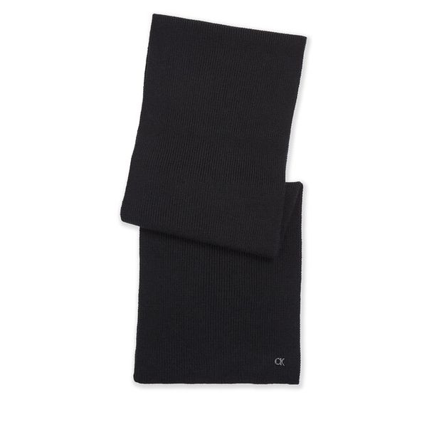 Szalik Calvin Klein. Czarne szaliki damskie Calvin Klein, bez wzorów. Za 229.99 zł.
