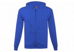 PROCERA Bluza z kapturem zapinana 280g w kolorze niebieskim L. Niebieskie bluzy męskie PROCERA, l, bez wzorów, bez ramiączek, z kapturem. Za 79.00 zł.