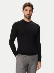Guess Sweter M6BR40 Z1586 Czarny Regular Fit. Czarne swetry męskie Guess, m, z aplikacjami, z wełny, bez kołnierzyka, bez ramiączek. Za 369.99 zł.