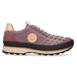 Buty trekkingowe Lomer Bio Naturale Canvas. Brązowe trekkingi męskie LOMER, z bawełny, bez zapięcia. Za 729.99 zł.