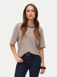 Vero Moda Sweter Silje 10320460 Szary Oversize. Szare swetry nierozpinane damskie Vero Moda, m, bez wzorów, z wiskozy, bez kołnierzyka, bez ramiączek. Za 119.99 zł.