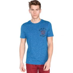 Jack & Jones Newmark Koszulka Niebieski. Niebieskie t-shirty męskie Jack & Jones, s, bez wzorów, z bawełny, bez kołnierzyka, bez ramiączek. Za 66.95 zł.