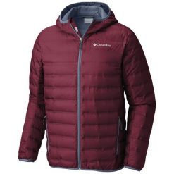 COLUMBIA Kurtka męska Lake 22 Down Hooded Jacket Red Element M. Czerwone kurtki sportowe męskie Columbia, m, bez wzorów, z puchu, bez kaptura, climacool (adidas). W wyprzedaży za 419.00 zł.