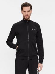 EA7 Emporio Armani Bluza 3DPM61 PJ05Z 1200 Czarny Regular Fit. Czarne bluzy męskie EA7 Emporio Armani, m, bez wzorów, z bawełny, bez ramiączek, bez kaptura. Za 289.99 zł.