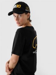 4F Czapka z daszkiem snapback uniseks 4F x Drift Masters - czarna S/M. Czarne czapki damskie 4F, na lato, bez wzorów, z bawełny. W wyprzedaży za 79.99 zł.