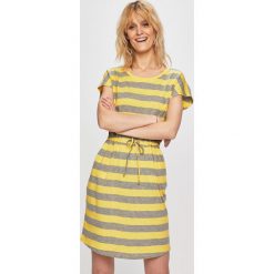 Vero Moda - Sukienka. Czarne sukienki damskie Vero Moda, na co dzień, s, bez wzorów, z bawełny, casualowe, bez kołnierzyka, bez ramiączek, mini, proste. Za 59.90 zł.