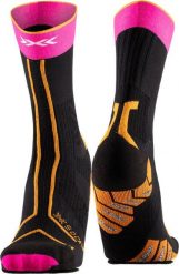 Skarpetki biegowe X-Socks Terraskin Expert Crew. Czarne skarpety męskie X-Socks, bez wzorów, z materiału. Za 164.99 zł.