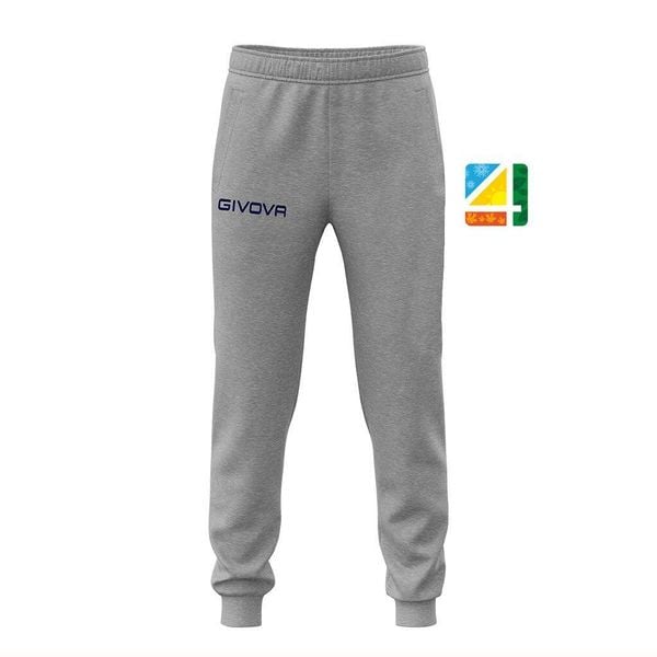 Spodnie dresowe Givova King unisex XS. Szare spodnie sportowe męskie Givova, m, bez wzorów, z dresówki. Za 90.36 zł.