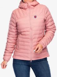 Kurtka ocieplana damska Fjallraven Expedition Latt Hoodie. Czerwone kurtki sportowe damskie Fjällräven, na zimę, s, bez wzorów, z materiału, bez ramiączek, bez kaptura, trekkingowe. Za 909.99 zł.