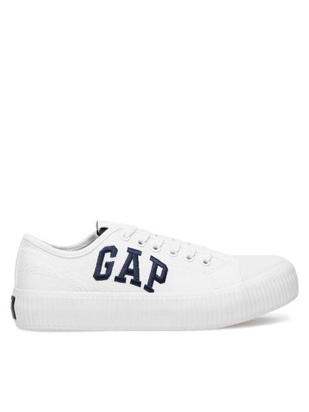 Gap Trampki JACKSON GAI001F5TWWEBWGP 2 Biały. Białe trampki i tenisówki damskie GAP, bez wzorów, z materiału, bez zapięcia. Za 159.99 zł.