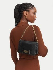 Elisabetta Franchi Torebka BS-09A-66E2-V300 Czarny. Czarne listonoszki damskie Elisabetta Franchi, bez wzorów, ze skóry, bez dodatków. Za 1,289.00 zł.