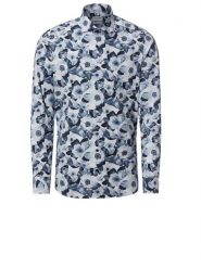 Olymp Level Five Koszula Mężczyźni Slim Fit Bawełna niebieski|biały, 39. Białe koszule męskie OLYMP Level Five, m, bez wzorów, z bawełny, eleganckie, bez kołnierzyka, bez ramiączek. Za 399.95 zł.