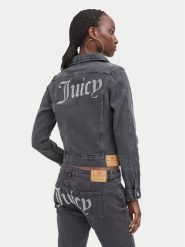 Juicy Couture Kurtka jeansowa JCDIJ126957 Szary Regular Fit. Szare kurtki damskie Juicy Couture, xl, bez wzorów, z bawełny, bez kaptura. Za 549.99 zł.