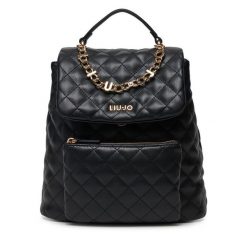 Plecak Liu Jo. Czarne plecaki damskie Liu Jo, bez wzorów. Za 399.99 zł.