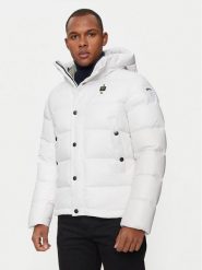 Blauer Kurtka puchowa 24WBLUC03028 Biały Regular Fit. Białe kurtki męskie Blauer, m, bez wzorów, z puchu, bez kaptura. Za 1,709.00 zł.