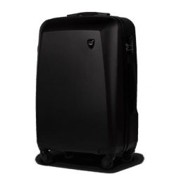 WALIZKA ŚREDNIA WINGS PLOVER 24" BLACK. Czarne walizki męskie Wings, bez wzorów, z materiału, średnie. Za 129.90 zł.