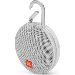 JBL Clip 3 Biały. Białe głośniki przenośne JBL. Za 199.00 zł.