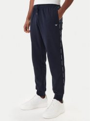 Emporio Armani Underwear Spodnie dresowe EM000500 AF18887 UB102 Granatowy Regular Fit. Niebieskie spodnie sportowe męskie Emporio Armani Underwear, m, bez wzorów, z bawełny. Za 439.99 zł.