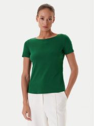 Tatuum T-Shirt Mikaja T2502.056 Zielony Regular Fit. Zielone t-shirty damskie Tatuum, s, bez wzorów, z bawełny, bez kołnierzyka, bez ramiączek. Za 89.99 zł.