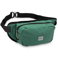 Saszetka sportowa nerka Spokey Drago. Zielone saszetki i nerki męskie Spokey, bez wzorów, z materiału. Za 36.99 zł.