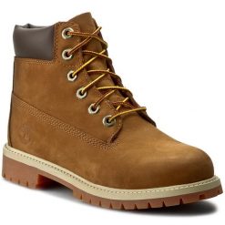 Trapery Timberland. Brązowe trapery damskie Timberland, bez zapięcia. Za 719.99 zł.