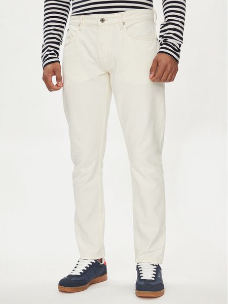 Pepe Jeans Jeansy PM207392 Écru Tapered Fit. Jeansy męskie Pepe Jeans, z bawełny. Za 389.99 zł.