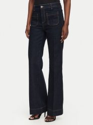 Liu Jo Jeansy UF6196 D4854 Granatowy Flare Fit. Niebieskie jeansy damskie Liu Jo, bez wzorów, z bawełny. Za 729.99 zł.