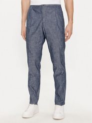 United Colors Of Benetton Chinosy 4WV1UE02F Granatowy Slim Fit. Niebieskie eleganckie spodnie męskie United Colors Of Benetton, bez wzorów, z bawełny. Za 439.99 zł.