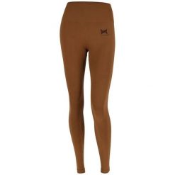 Legginsy sportowe damskie Xtreme Sportswear. Brązowe legginsy damskie XTREME SOCKSWEAR, xl, bez wzorów, z materiału, długie, do biegania. Za 134.50 zł.