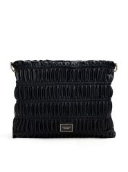 Monnari Torebka TORIMP0-24Z-BAG4060-K020D000 Czarny. Czarne listonoszki damskie Monnari, bez wzorów, ze skóry, bez dodatków. Za 169.99 zł.