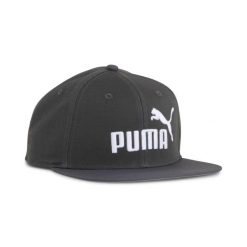 Czapka z płaskim daszkiem z logo logo No. 1 ESS PUMA. Szare czapki damskie Puma, bez wzorów, sportowe. Za 166.99 zł.