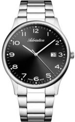 Zegarek męski Adriatica A1293.5124Q srebrny. Szare zegarki męskie Adriatica, bez wzorów, srebrne. Za 860.00 zł.